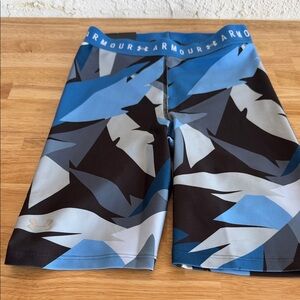 Under Armour Dynamic Blue and Black Board Shorts